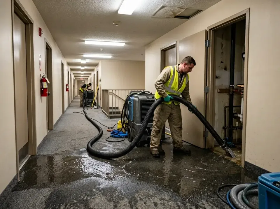 multi-unit-apartment-hallway-f-005 — frequently asked questions, Emergency Burst Pipe Water Extraction & Removal in Wekiwa S…